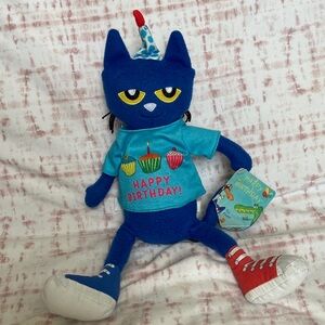 Pete The Cat Happy Birthday Themed 13” plush